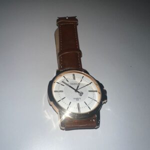 Reloj Yazole Clásico/Casual - Tono Oro Rosado y Correa de Piel Sintética