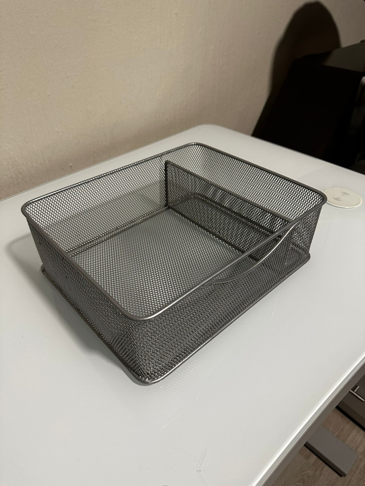 Bandeja Organizadora de Malla Metálica - Color Gris Oscuro / Gunmetal