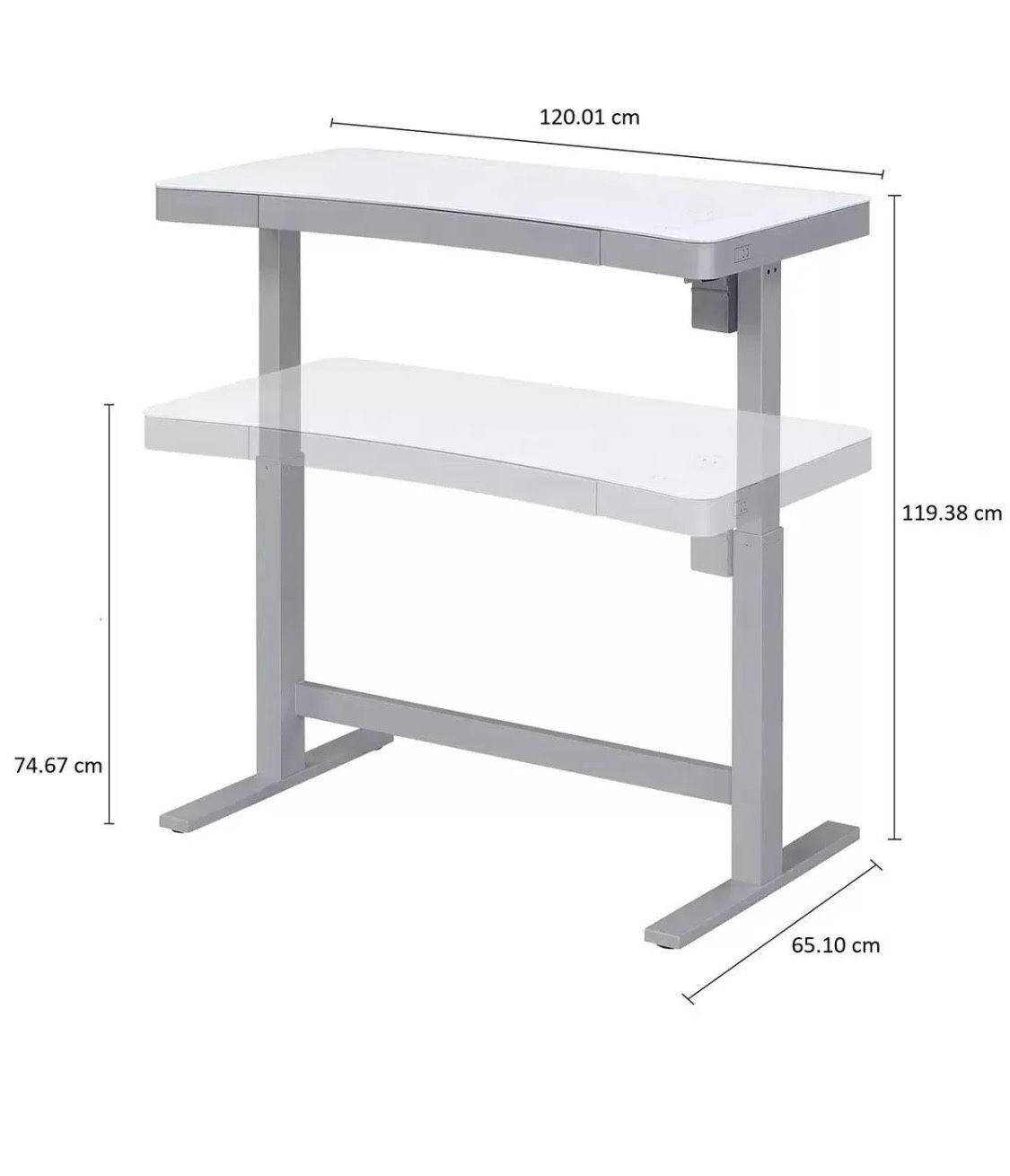 Escritorio Eléctrico de Altura Ajustable (Sit-Stand Desk) - Image 2