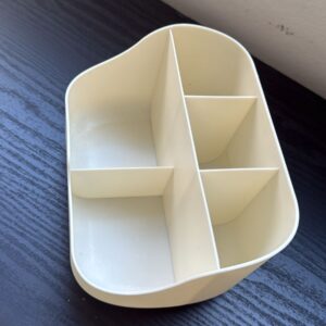 Organizador de Escritorio Curvo con 5 Compartimentos - Lapicero/Utensilios